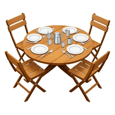 outdoor dinner table  sticker