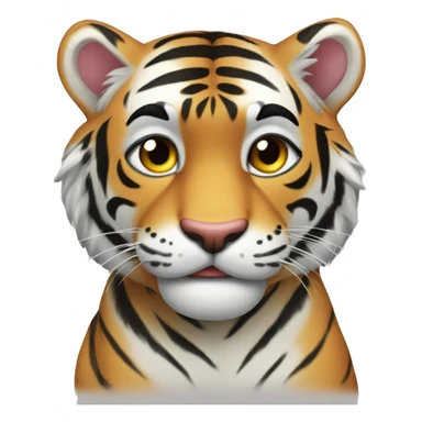 Tigre avec un slip   sticker