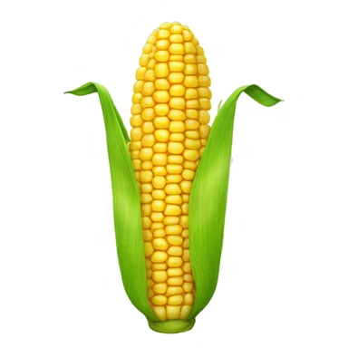 corn with a face sticker
