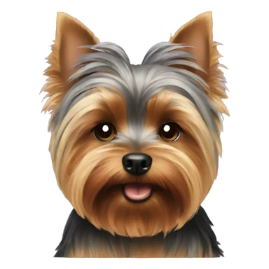 Two Yorkshire Terriers sticker