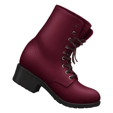 Burgundy heal sticker