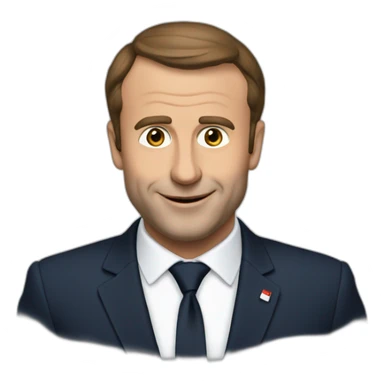 Macron en costare sticker