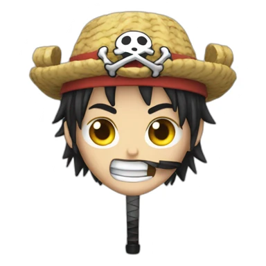 One piece avec des katana sticker