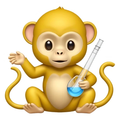 scienist and scienist item withyellow monkey sticker