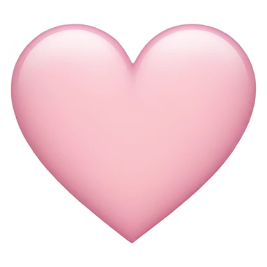 Light pink heart sticker