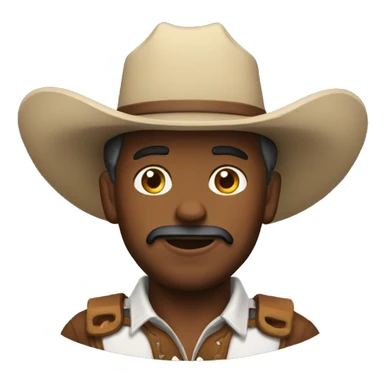 Cowboy emoji sticker