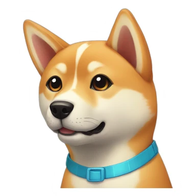 Party parrot shiba sticker