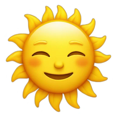 sun emoji sticker