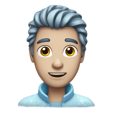 Person frozen  sticker