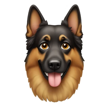 Big kind German dog  sticker