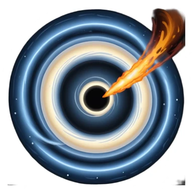 Black hole sticker