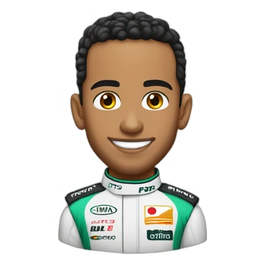 Lewis Hamilton Formula one driver sticker