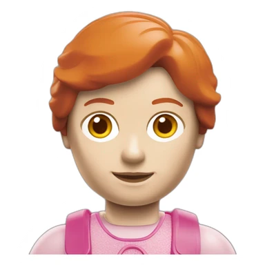 playmobil-femme-rousse-gaie sticker