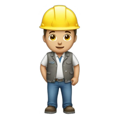 Engineer man pregnant sticker