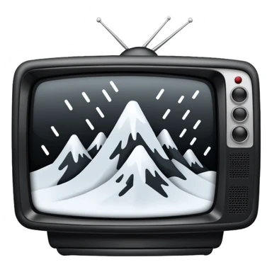 television static(snowy) from the Ring movie sticker