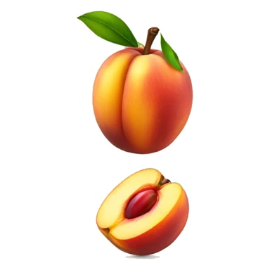 Nectarine sticker