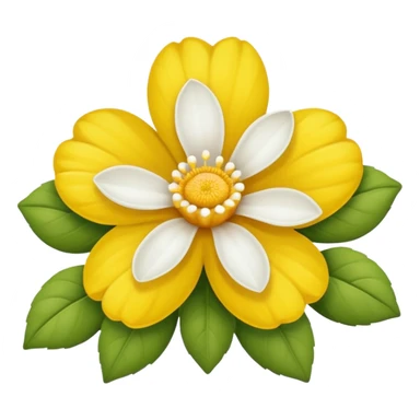 Flor margarita sin verde sticker