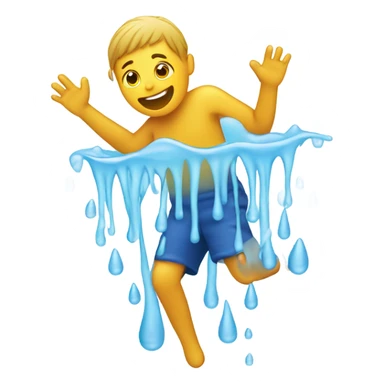 Getting in the shower sticker