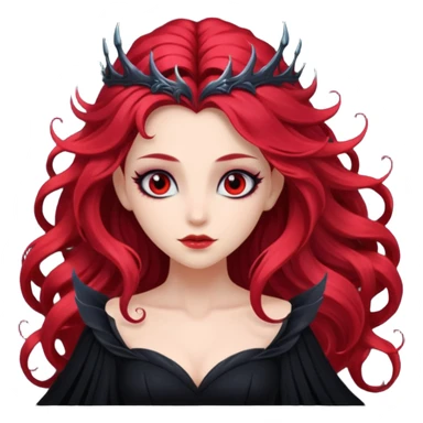 Dark fairy queen – Black gown, red eyes


























 sticker