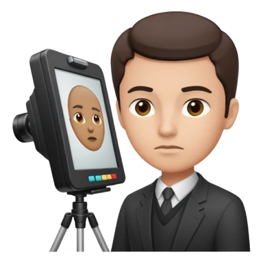 working with a prompter sticker