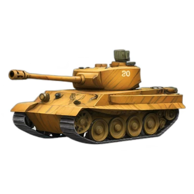 Tiger tank sticker