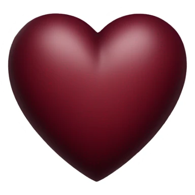 dark red heart sticker