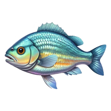 River fish perch sticker
