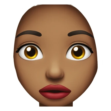 Lip pout sad  sticker