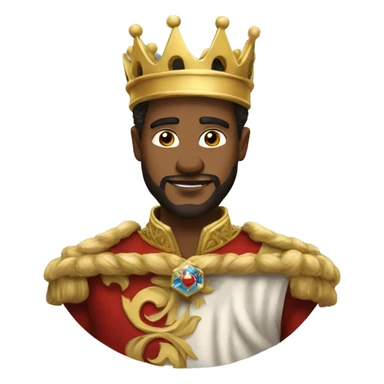 Create a N what look like a king  sticker