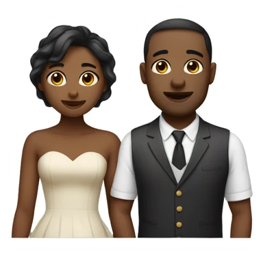 Animal couple sticker