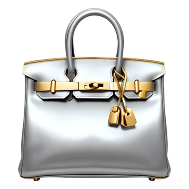 hermes birkin silver color gold hardware sticker