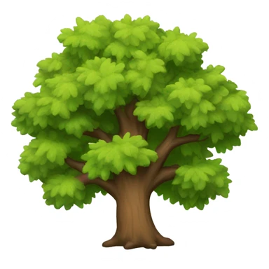 Oak tree sticker