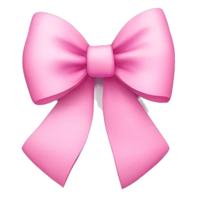 Pink bow sticker