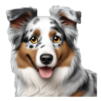 Australian shepherd blue merle sticker