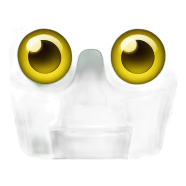 Green300-square-robot-animated-face sticker