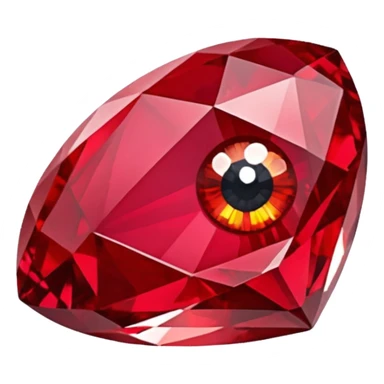 ruby with eyes  sticker