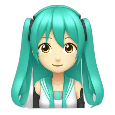 Hatsune Miku vocaloid sticker