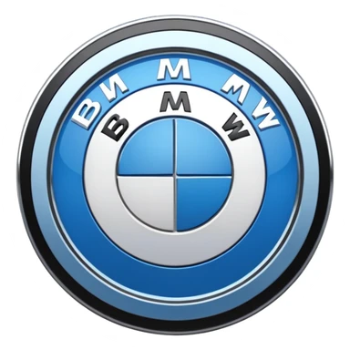 Create BMW logo  sticker