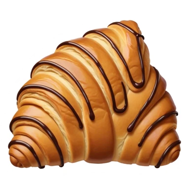 Chocolate croissant  sticker