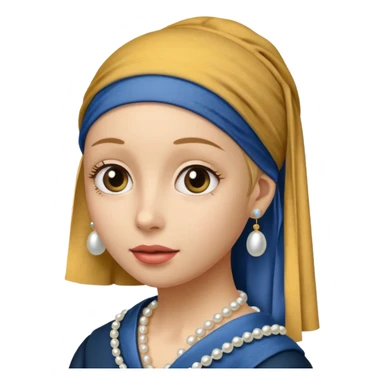 Girl with a Pearl Earring  sticker