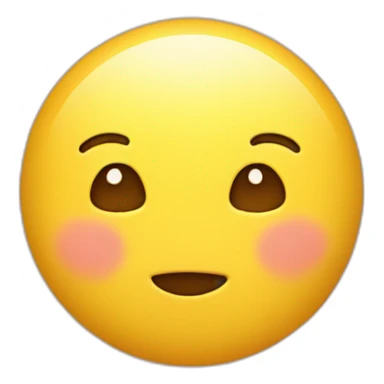 A Yellow Face With The Cute UWU Face sticker