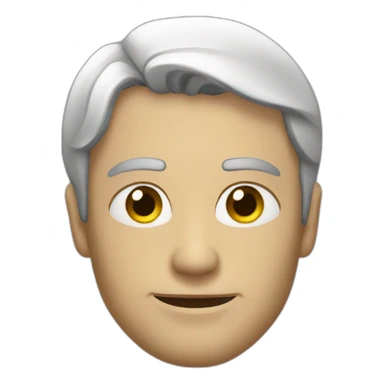 man with snake eyes sticker