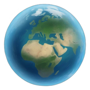 earth planet sticker