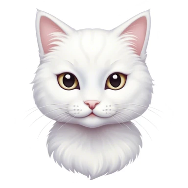 Ballerina white cat sticker