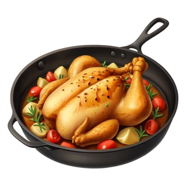 burned chicken dish sticker