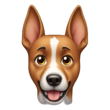 surprised dog sticker