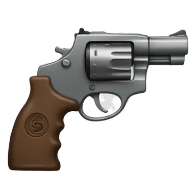 Sad gun sticker