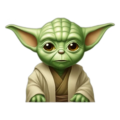Yoda dit "Ha bon" sticker