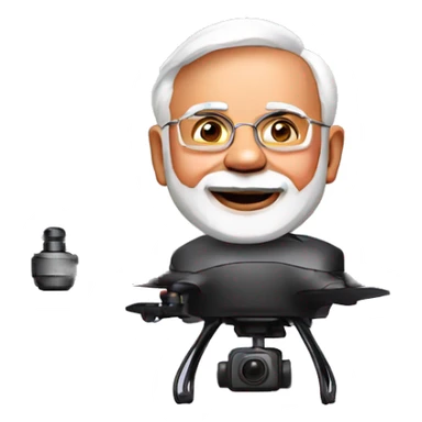 narendra modi flying drone sticker