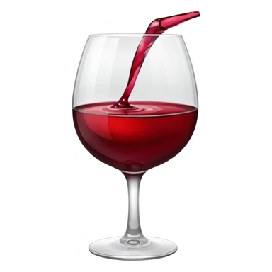 glass of wine  sticker